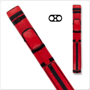 Action 2x2 Hard Cue Case AC22 RED