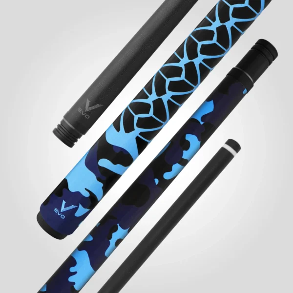 Rhino EVO Camo Pool Cue - Navy