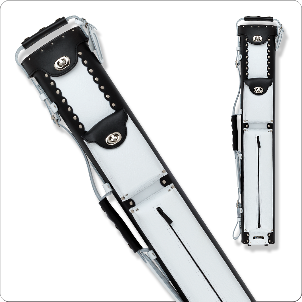 InStroke ISCL35 Leather 3x5 Hard Case - Black/White