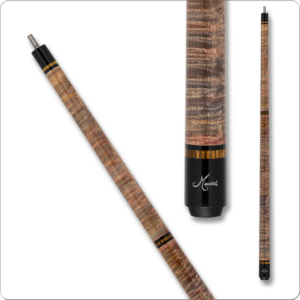 Meucci MEANW01 Rainbow Birdseye Maple Pool Cue - All Natural Wood Series