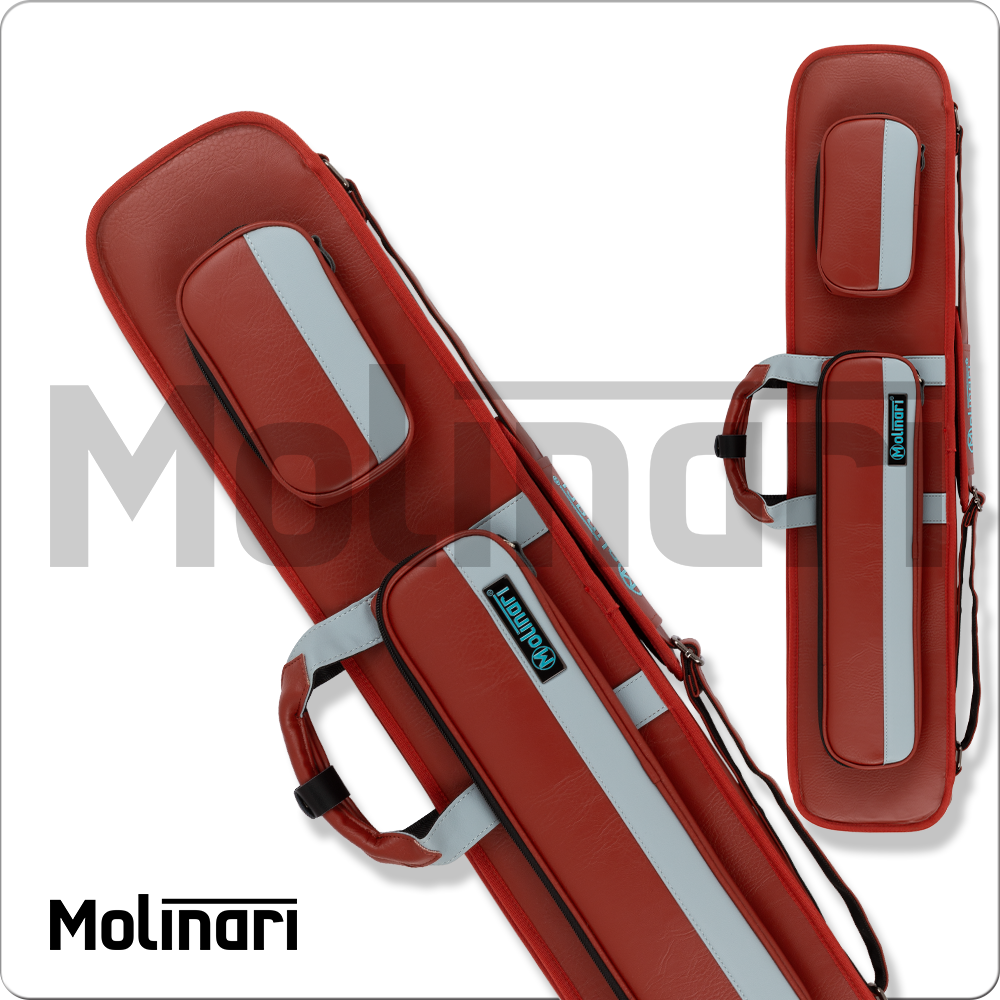 Molinari MLCS36 Retro 3x6 Soft Case - Brown & Light Blue — Brown