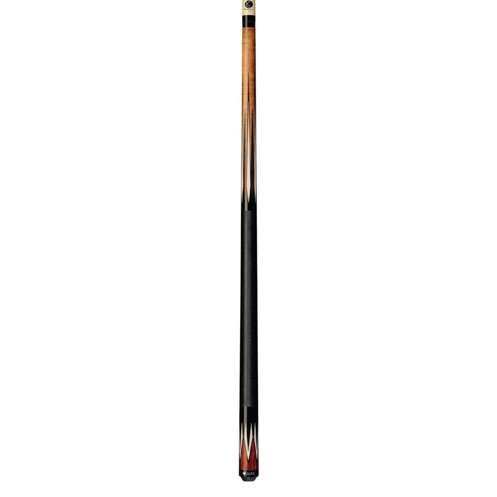 Lucasi Custom Antique Birdseye & Cocobolo/Black Cue with Black Linen Wrap - Image 2