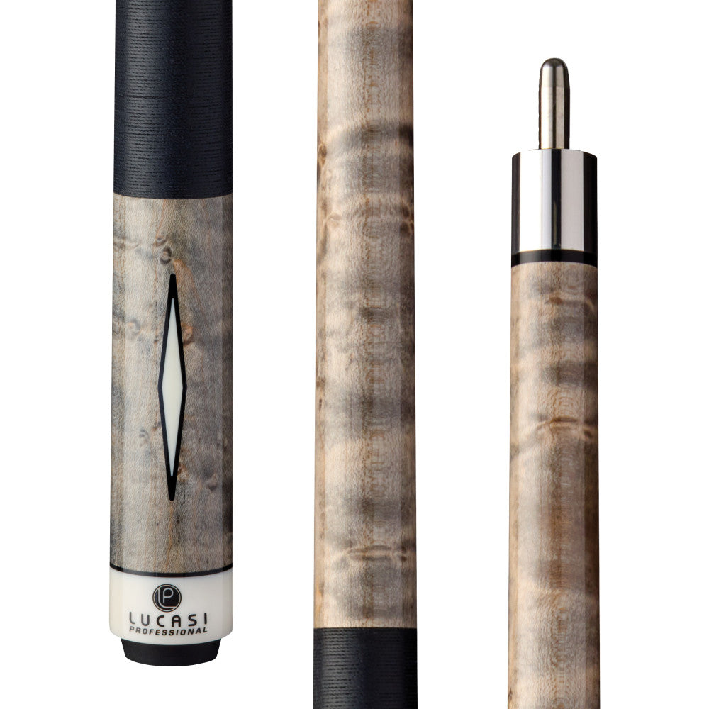 Lucasi Pro Series - Grey Wash Birdseye Maple Cue Butt - Image 6