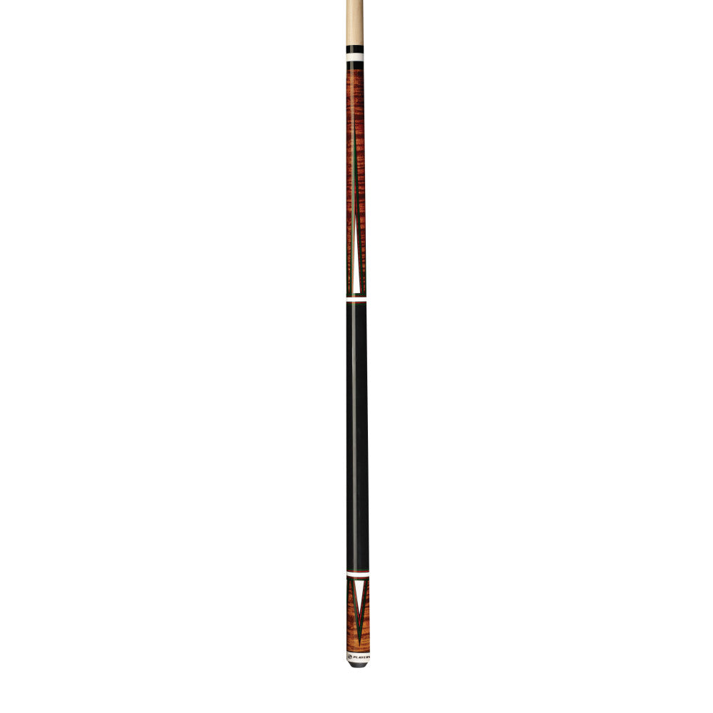 Players 4 Point Antique Maple Wrapless Cue - Image 2