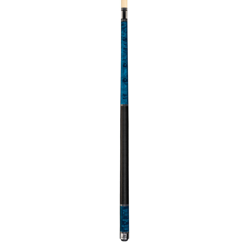 Players Blue Birdseye Cue with Black Linen Wrap - Image 2