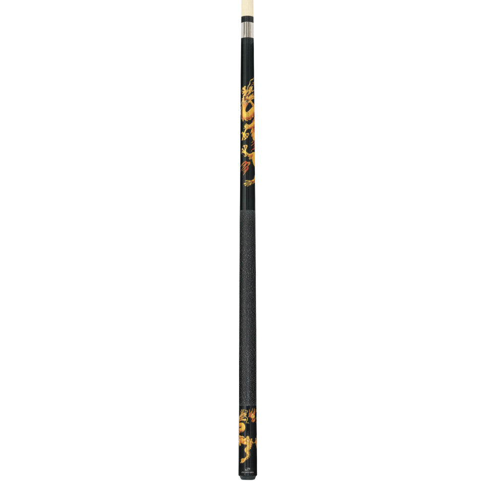 Players Golden Dragons Cue with Black Linen Wrap - Image 2