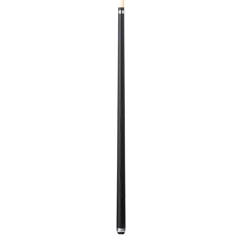 Players Onyx Black Matte Cue with Embossed Leather Wrap - Image 2