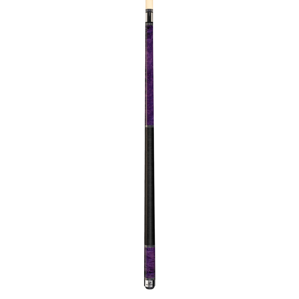 Players Violet Birdseye Cue with Black Linen Wrap - Image 2