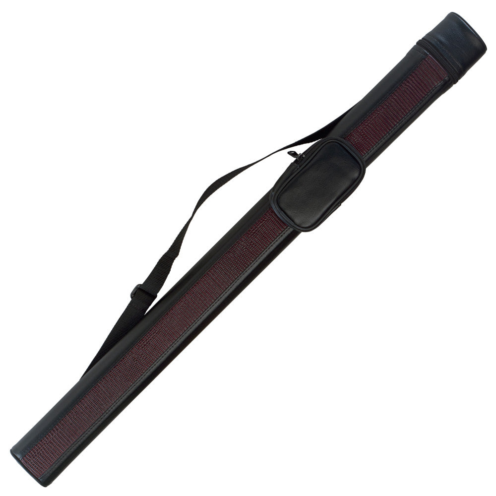 Pro Series PRSE9M Embossed Leatherette 1x1 Hard Case - Burgundy