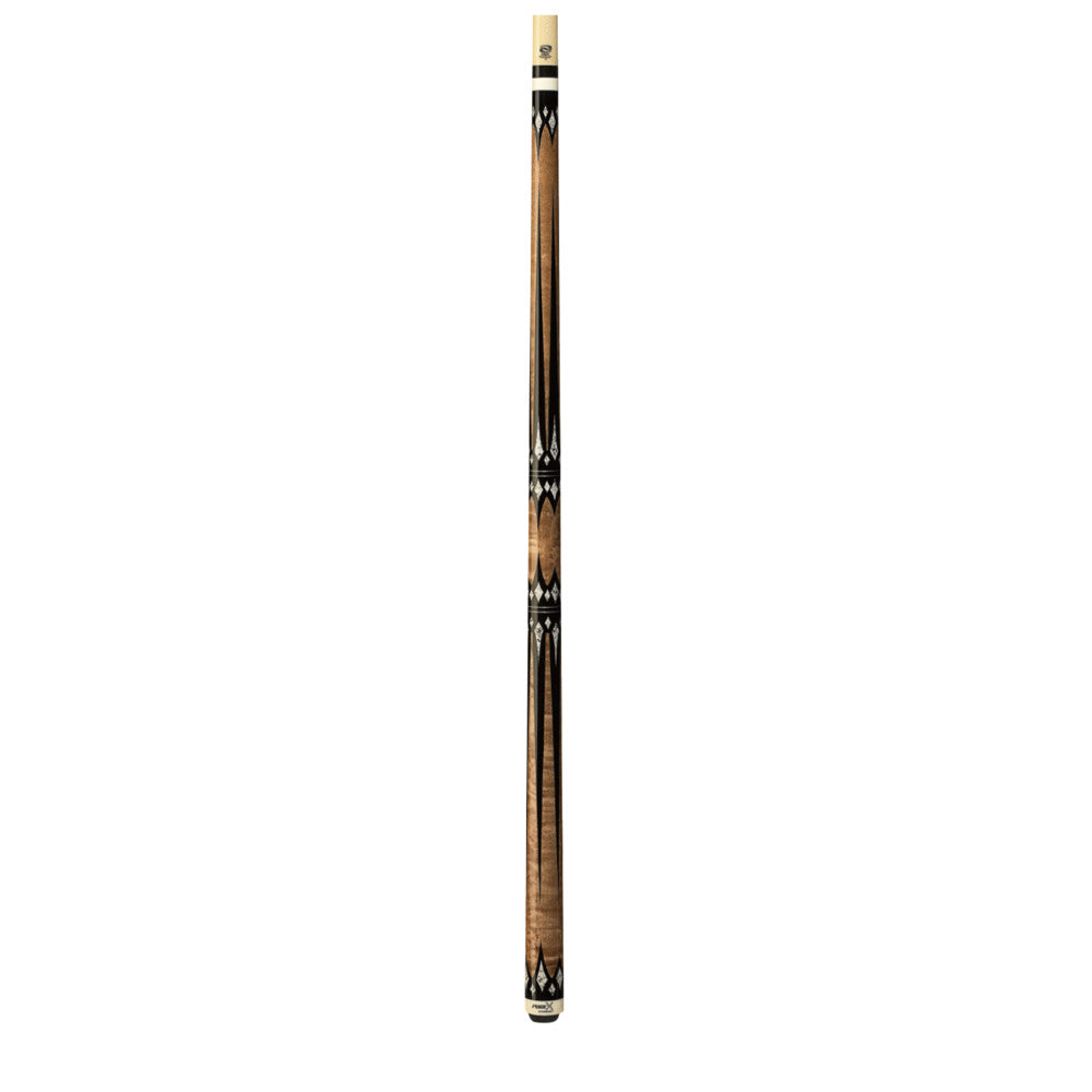 Pure X Antique Stain & Black/White Points Wrapless Cue - Image 2