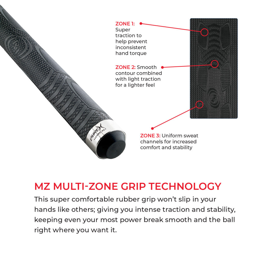 Pure X HXT 5-in-1 Jump/Break Cue - Gunmetal - Image 5