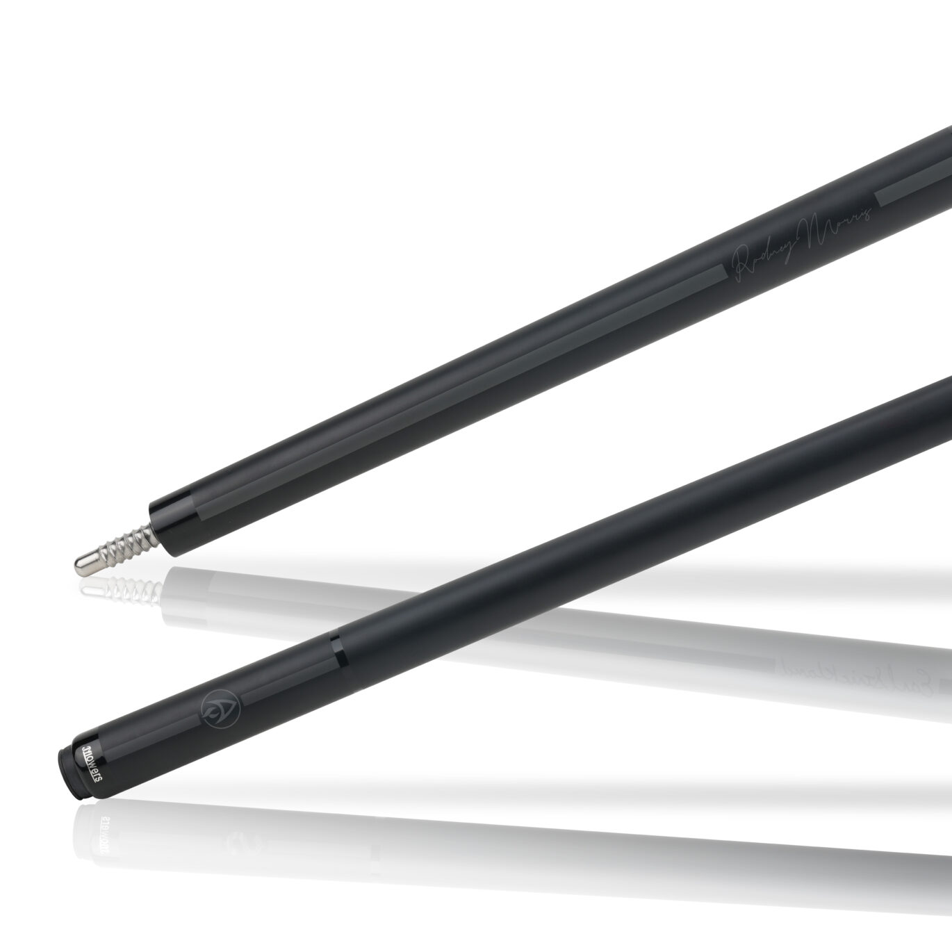 JFlowers Rodney Morris Legends Cue - Black, No Wrap - Image 2