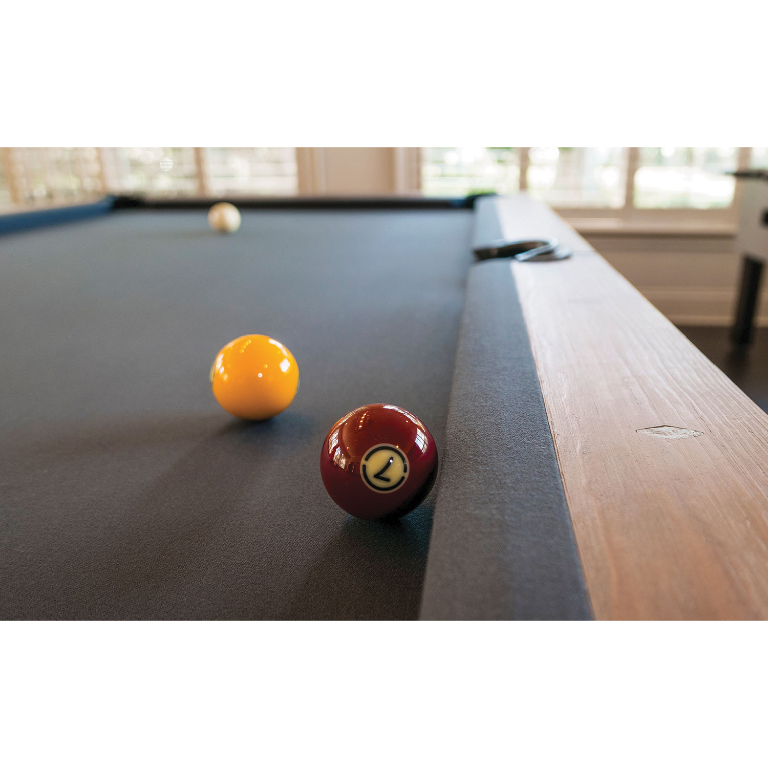 American Heritage Abbey 8' Pool Table (Antique Grey) - Image 4