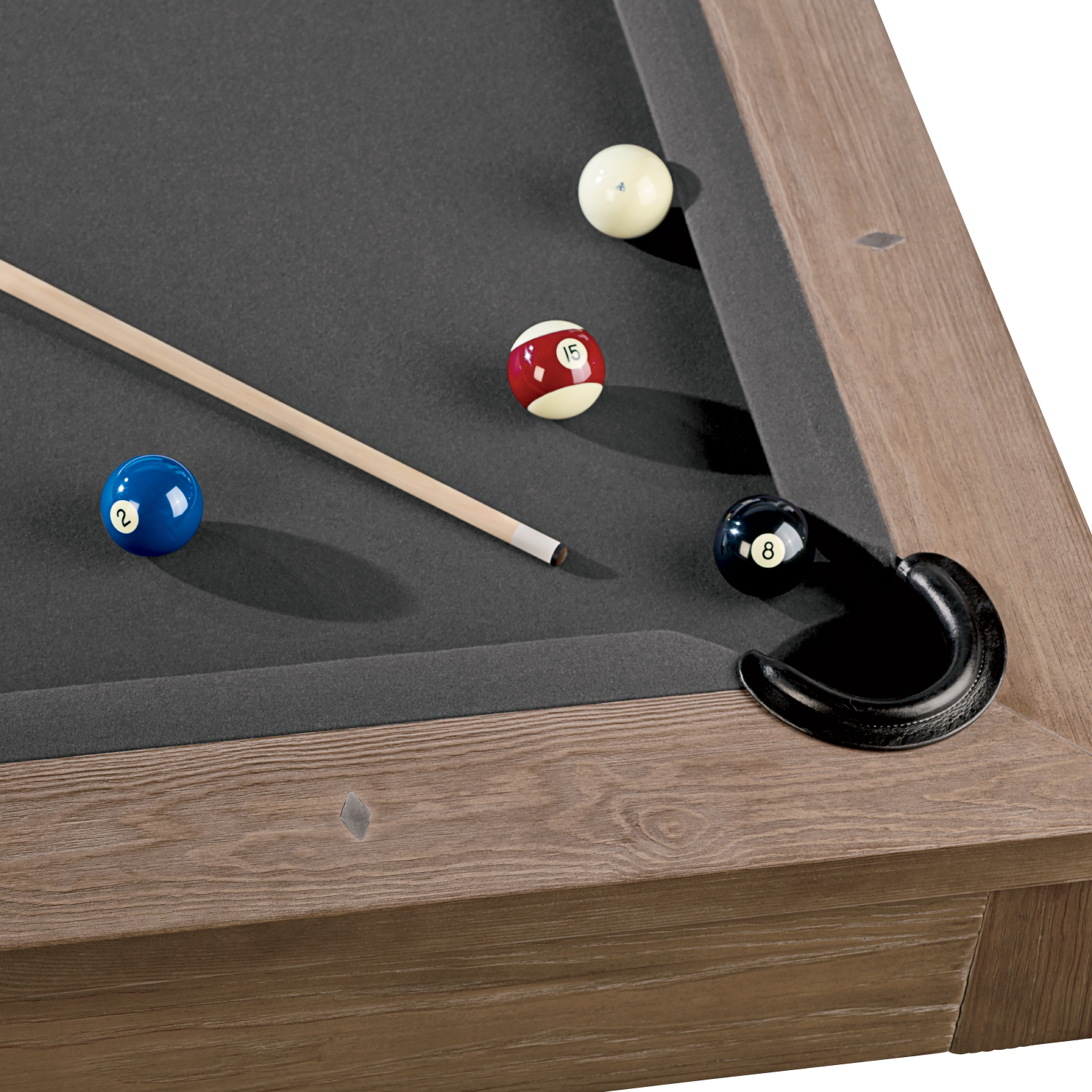 American Heritage Abbey 8' Pool Table (Antique Grey) - Image 5