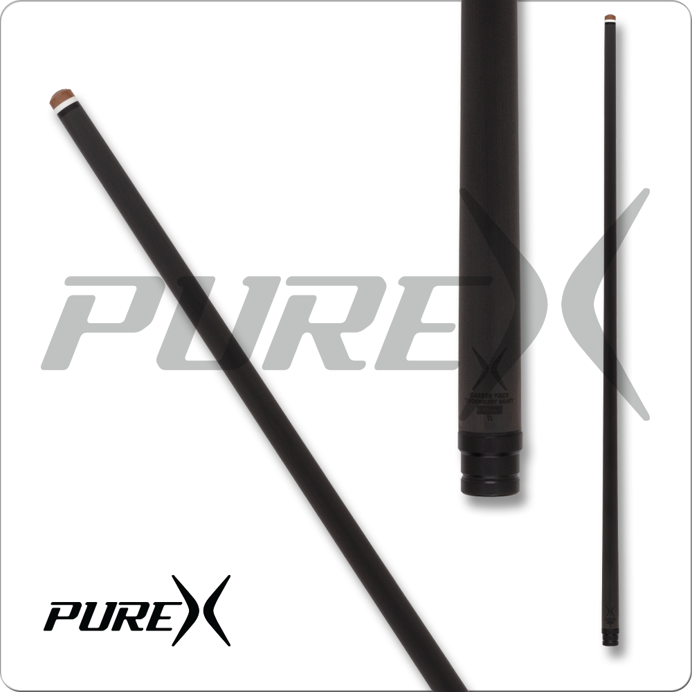 Pure X HXTCF2 carbon fiber break/jump shaft, 14mm phenolic tip, Turbo-Lock joint