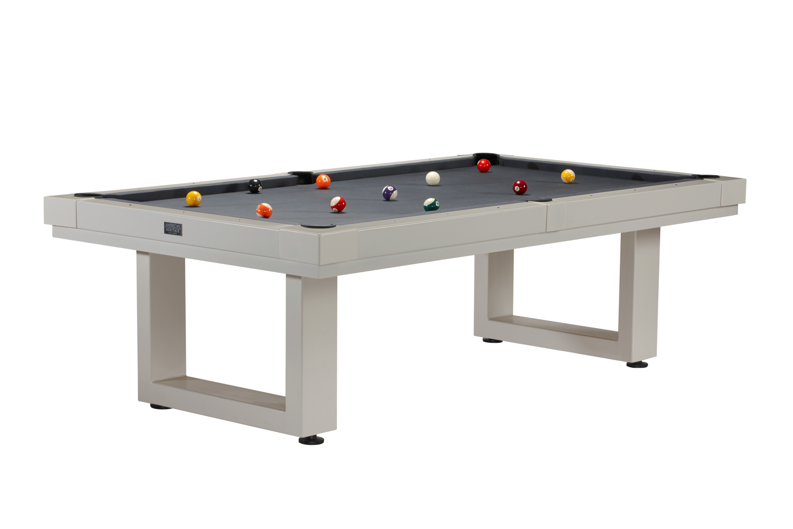 American Heritage Lanai 8' Outdoor Pool Table (Oyster Grey) - Image 3