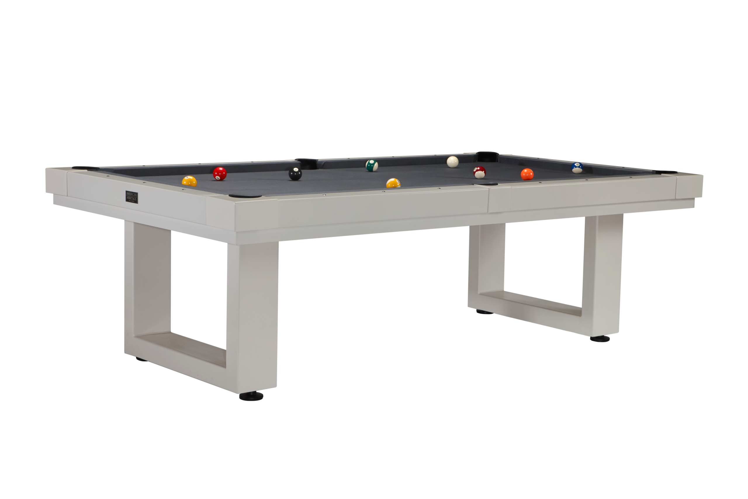 American Heritage Lanai 8' Outdoor Pool Table (Oyster Grey) - Image 6