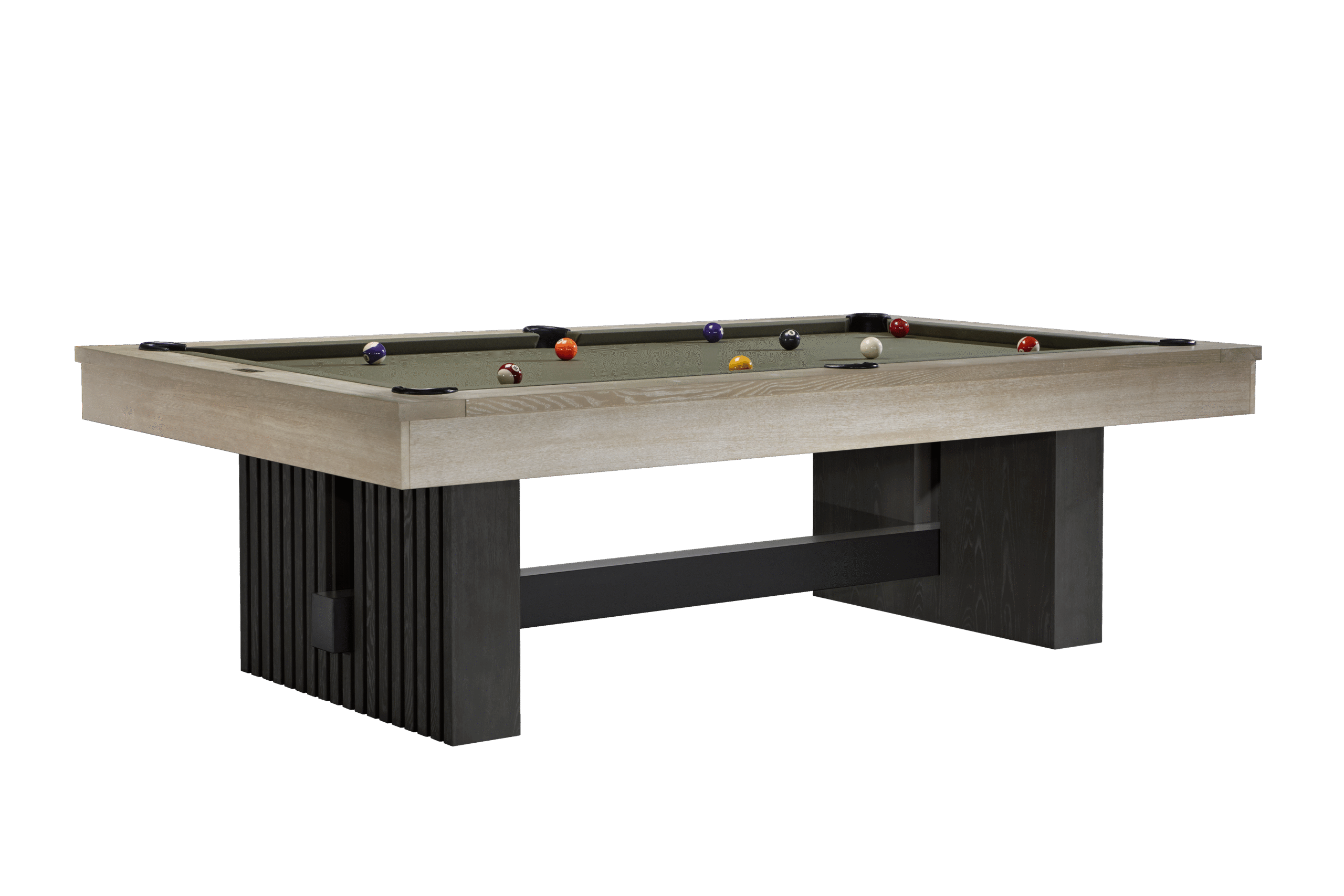 American Heritage Vancouver 8' Pool Table (Natural Ash & Black Ash) - Image 3