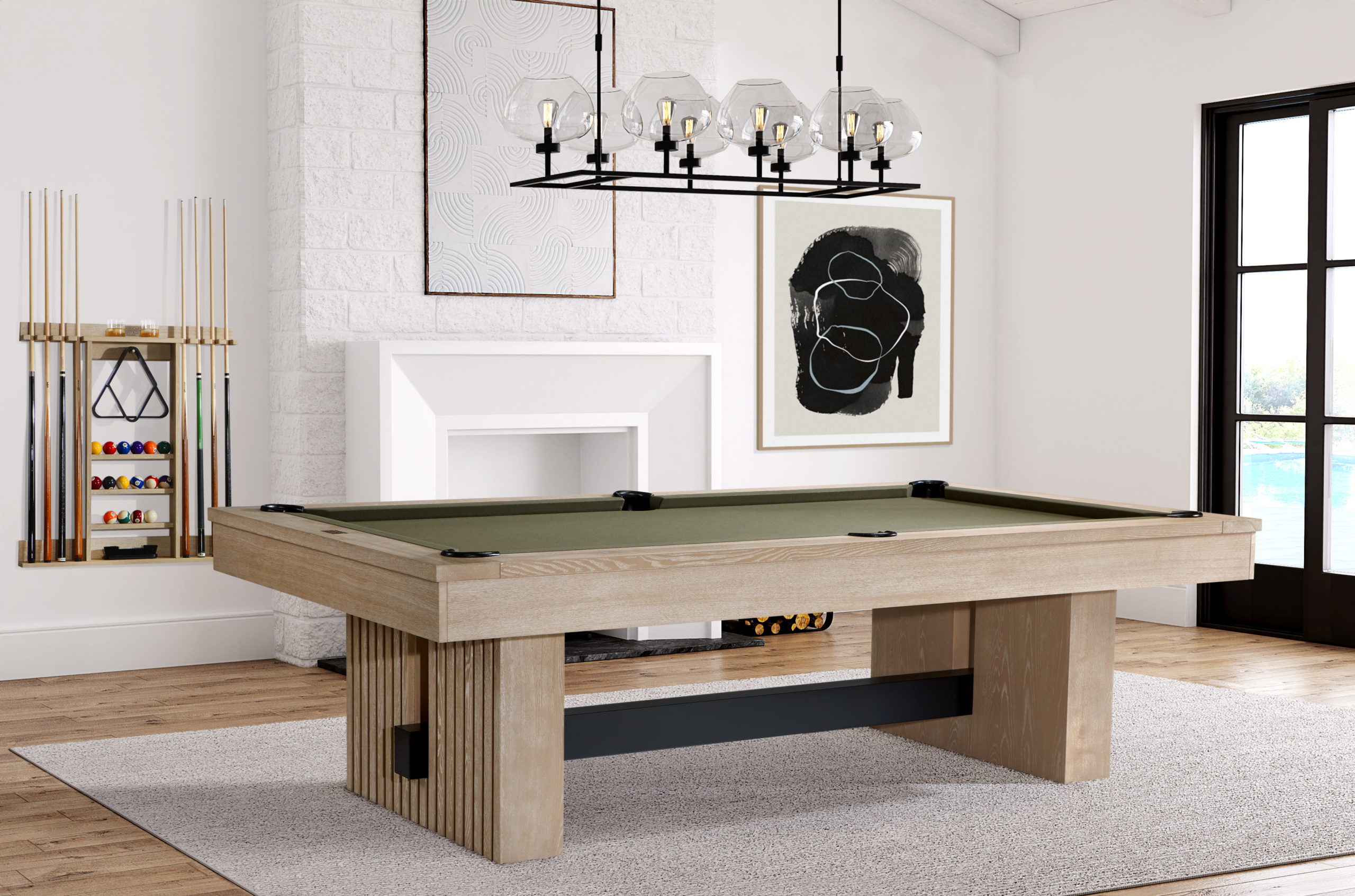 American Heritage Vancouver 8' Pool Table (Natural Ash) - Image 2