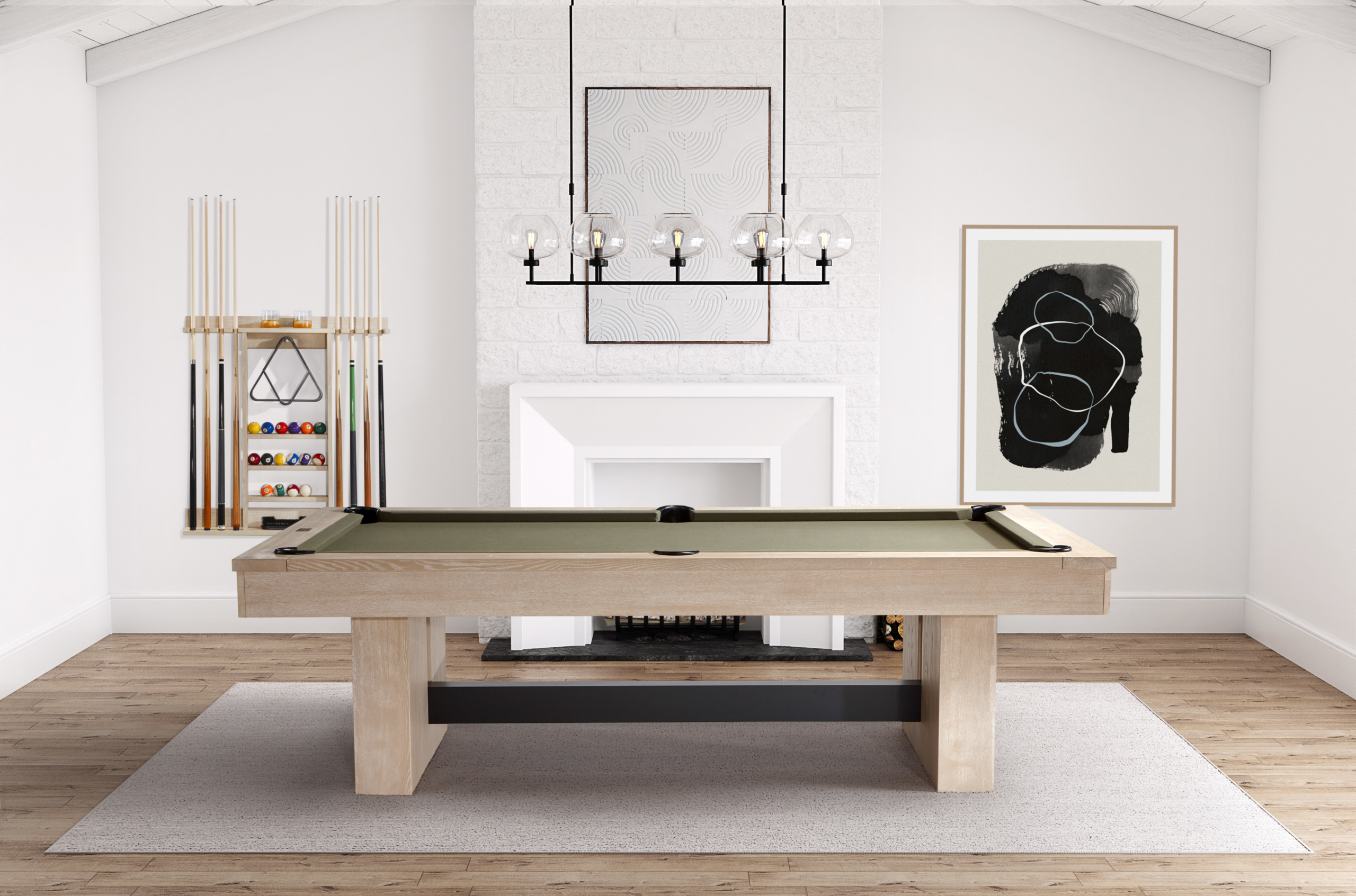 American Heritage Vancouver 8' Pool Table (Natural Ash) - Image 4
