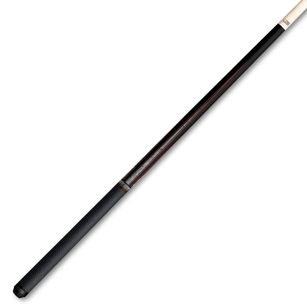 K2 KLLE2W Low Deflection Pool Cue Gray & Red