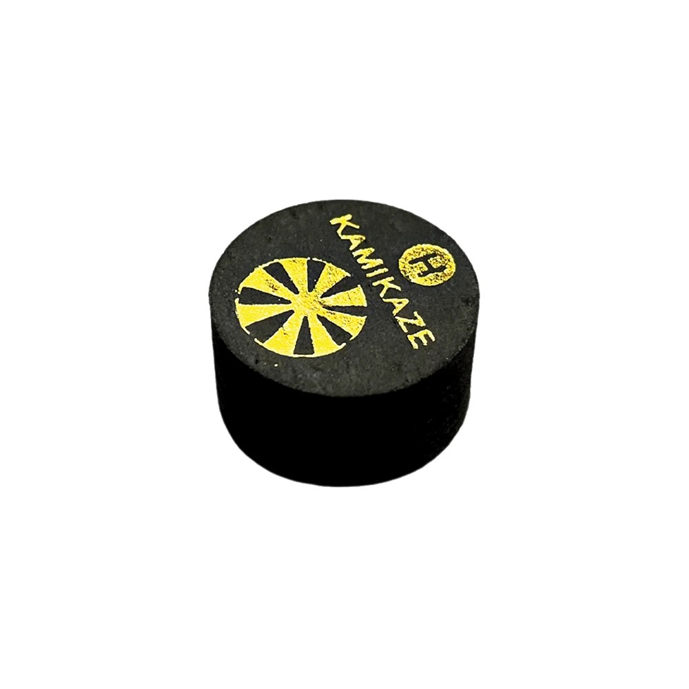 Kamikaze Black KZBK Pool Cue Tips - 14mm