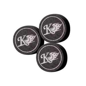 KOB Brothers Black KO Pool Cue Tips - 14mm