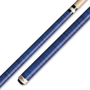 Xcel XC11 Blue Curly Design Pool Cue