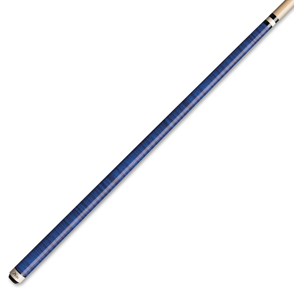 Xcel XC11 Blue Curly Design Pool Cue