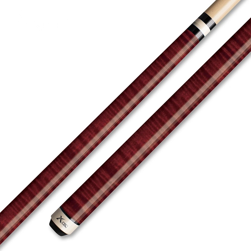 Xcel XC12 Red Curly Design Pool Cue