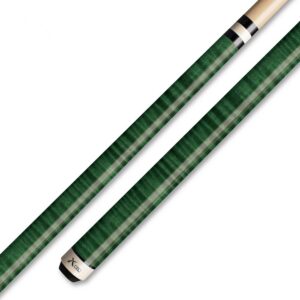 Xcel XC14 Green Curly Design Pool Cue