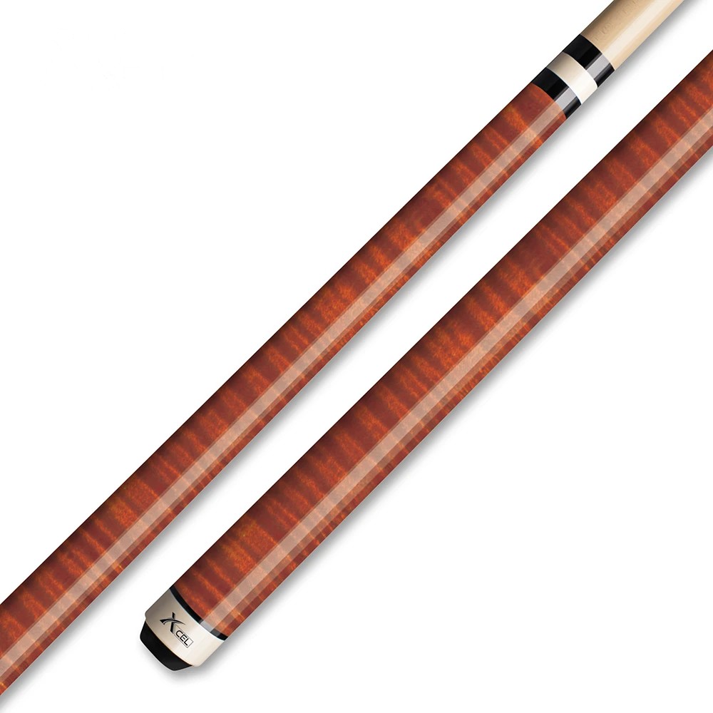 Xcel XC16 Orange Curly Design Pool Cue